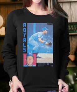 1984 Topps Baseball George Brett Royals Shirt 4