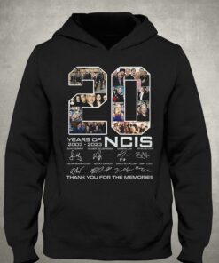 20 Years Of 2003 2023 Ncis Signature Thank You For The Memories T shirt 3