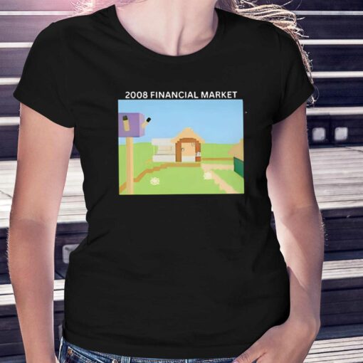 2008 Financial Market Minecraft Shirt