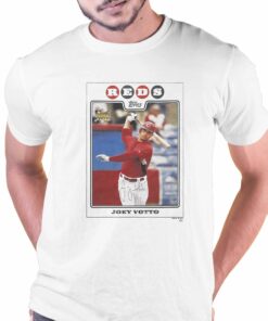 2008 Topps Baseball Joey Votto Reds Shirt 1