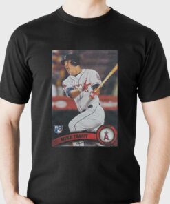 2011 Topps Baseball Mike Trout Angels Shirt
