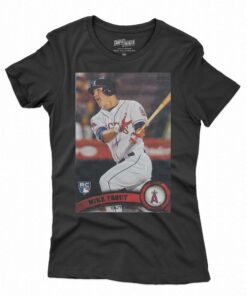 2011 Topps Baseball Mike Trout Angels Shirt