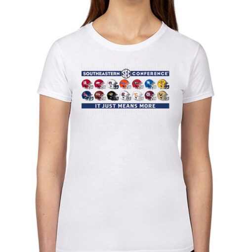 2023-24 Sec Football Helmet Logo T-shirt