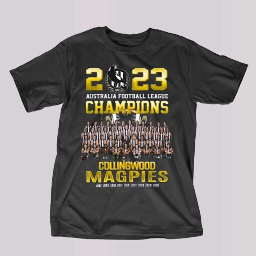 2023 Australia Football League Champions Collingwood Magpies Unisex T-shirt