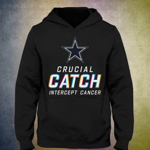 2023 Dallas Cowboys Crucial Catch Intercept Cancer T-shirt