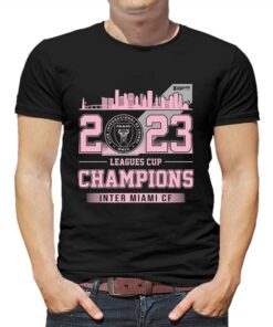 2023 Leagues Cup Champions Inter Miami Cf Skyline Shirt 1