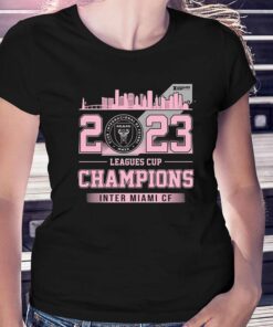 2023 Leagues Cup Champions Inter Miami Cf Skyline Shirt 2