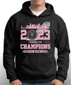 2023 Leagues Cup Champions Inter Miami Cf Skyline Shirt 3