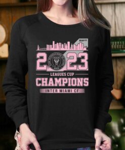 2023 Leagues Cup Champions Inter Miami Cf Skyline Shirt 4