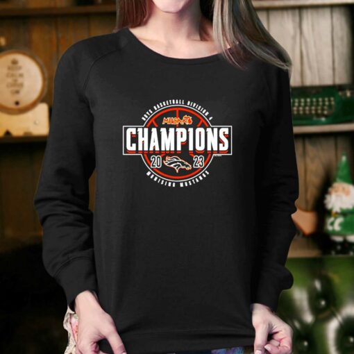 2023 Mhsaa Boys Basketball D4 Champions Munising Mustangs Shirt