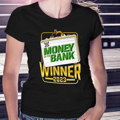 2023 Money In The Bank White Briefcase T-shirt