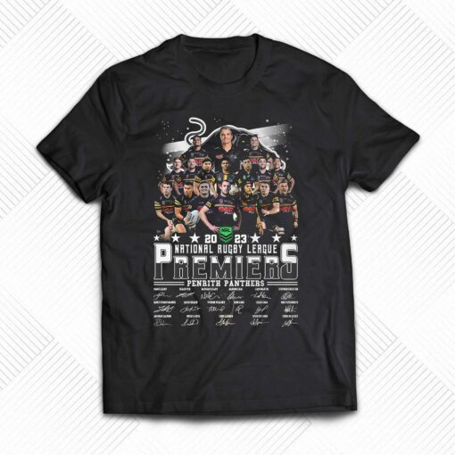 2023 National Rugby League Premiers Penrith Panthers T-shirt