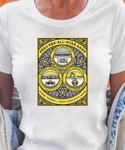 2023 Nba All-star Game 4 Ball Concept Serigraph Print Shirt