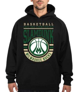 2023 Nba Championship Slamdunk Milwaukee Bucks Basketball Logo T-shirt 2 2023 Nba Championship Slamdunk Milwaukee Bucks Basketball Logo T shirt 3