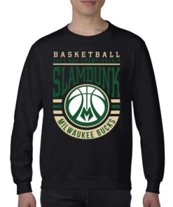 2023 Nba Championship Slamdunk Milwaukee Bucks Basketball Logo T-shirt 3 2023 Nba Championship Slamdunk Milwaukee Bucks Basketball Logo T shirt 4
