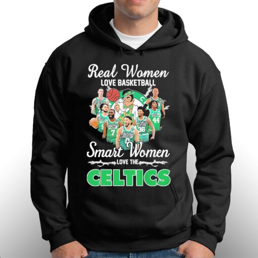 2023 Nba Real Women Love Basketball Smart Women Love The Boston Celtics Signatures Shirt