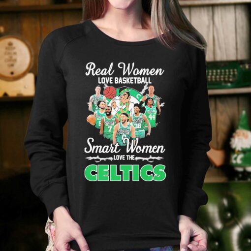 2023 Nba Real Women Love Basketball Smart Women Love The Boston Celtics Signatures Shirt