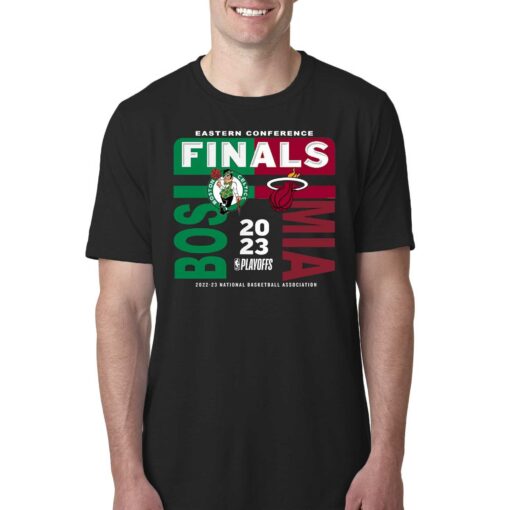 2023 Nba Western Conference Finals Match Up Boston Celtics Vs Miami Heat Shirt