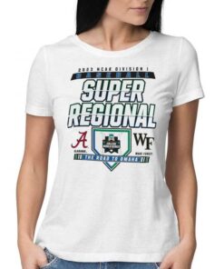 2023 Ncaa Di Baseball Super Regional Alabama Crimson Tide Vs Wake Forest Demon Deacons The Road To Omaha Shirt