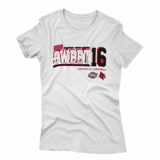 2023 Ncaa Di Womens Basketball Sweet 16 Louisville Cardinals The Road To Dallas Shirt