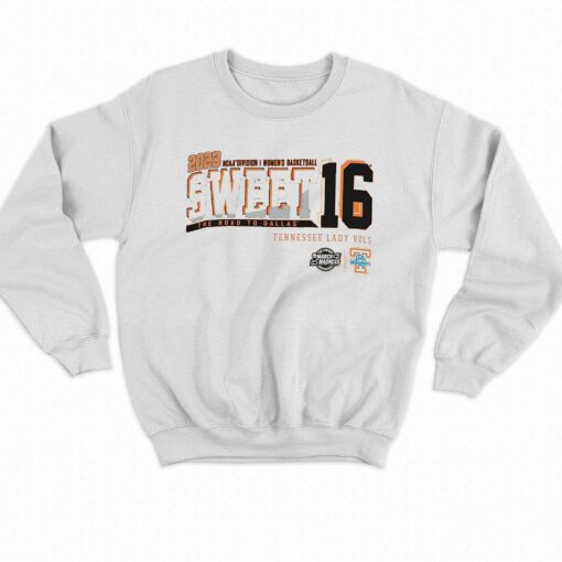 2023 Ncaa Di Womens Basketball Sweet 16 Tennessee Lady Vols The Road To Dallas Shirt