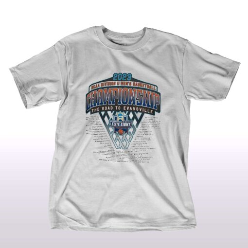 2023 Ncaa Division Ii Mens Basketball Championship The Road To Evansville Shirt