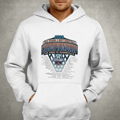 2023 Ncaa Division Ii Mens Basketball Championship The Road To Evansville Shirt