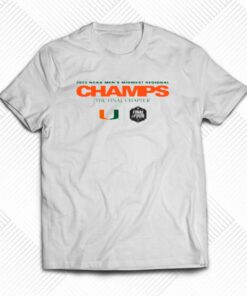 2023 Ncaa Men’s Basketball Midwest Regional The Final Chapter Champions Miami Hurricanes T-shirt