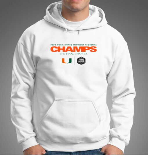 2023 Ncaa Men’s Basketball Midwest Regional The Final Chapter Champions Miami Hurricanes T-shirt