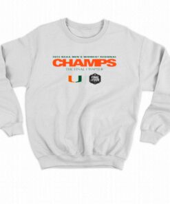 2023 Ncaa Mens Basketball Midwest Regional The Final Chapter Champions Miami Hurricanes T shirt 4