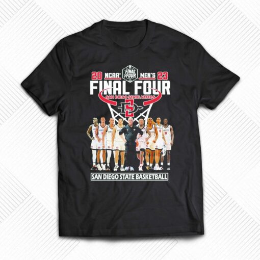 2023 Ncaa Mens Final Four San Diego State Basketball Aztecs Team Shirt