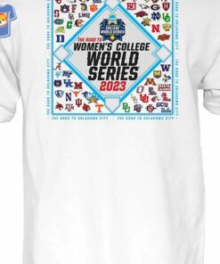 2023 Ncaa Softball Women’s College World Series Tournament Field Of 64 T-shirt