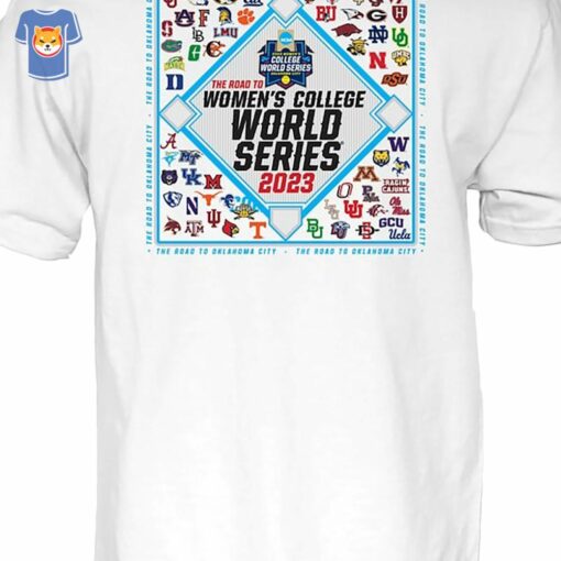 2023 Ncaa Softball Women’s College World Series Tournament Field Of 64 T-shirt