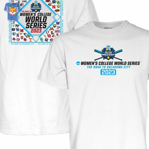 2023 Ncaa Softball Women’s College World Series Tournament Field Of 64 T-shirt