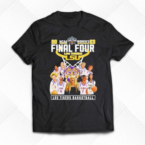 2023 Ncaa Womens Final Four Team Player Lsu Tigers Basketball Shirt