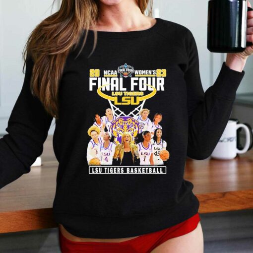 2023 Ncaa Womens Final Four Team Player Lsu Tigers Basketball Shirt