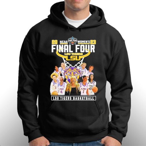 2023 Ncaa Womens Final Four Team Player Lsu Tigers Basketball Shirt