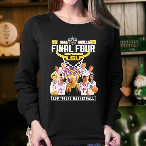 2023 Ncaa Womens Final Four Team Player Lsu Tigers Basketball Shirt