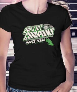 2023 Nit Champions North Texas Mean Green T shirt 2