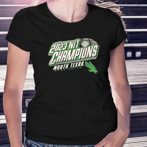 2023 Nit Champions North Texas Mean Green T-shirt