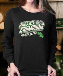 2023 Nit Champions North Texas Mean Green T shirt 4