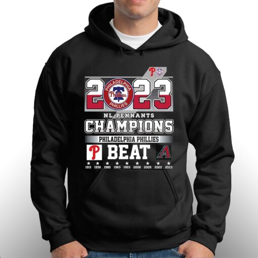 2023 Nl Pennants Champions Philadelphia Phillies Beat Arizona Diamondbacks T-shirt