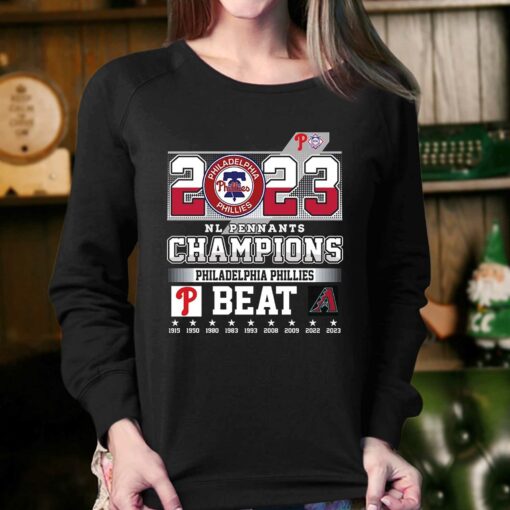 2023 Nl Pennants Champions Philadelphia Phillies Beat Arizona Diamondbacks T-shirt