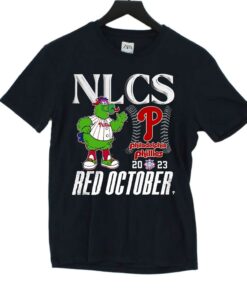 2023 Nlcs Philadelphia Phillies Winner Red Toctober T shirt 1