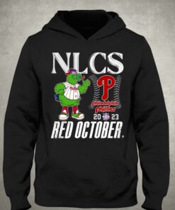 2023 Nlcs Philadelphia Phillies Winner Red Toctober T shirt 3