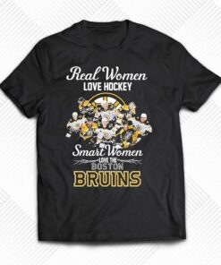 2023 Real Women Love Hockey Smart Women Love The Boston Bruins Signatures Shirt