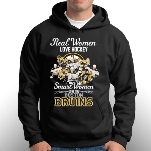 2023 Real Women Love Hockey Smart Women Love The Boston Bruins Signatures Shirt