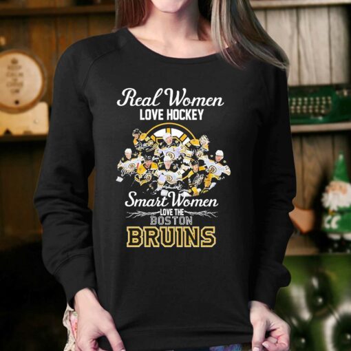 2023 Real Women Love Hockey Smart Women Love The Boston Bruins Signatures Shirt