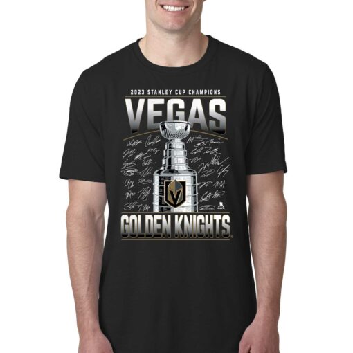 2023 Stanley Cup Champions Vegas Golden Knights Signature T-shirt