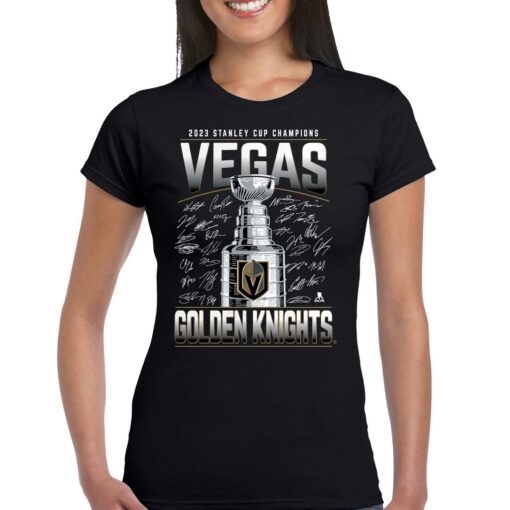 2023 Stanley Cup Champions Vegas Golden Knights Signature T-shirt